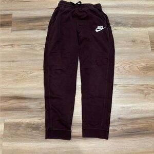 Nike sweatpants maroon